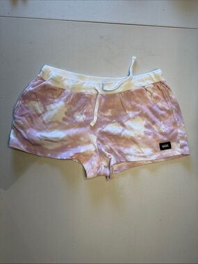 Vans Women's Short Shorts, pink / white Size: XL